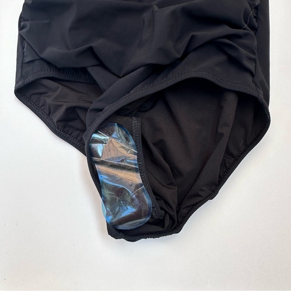 NWT Gottex Lola Asymmetrical One Piece Swimsuit Ruffle - Picture 6 of 7